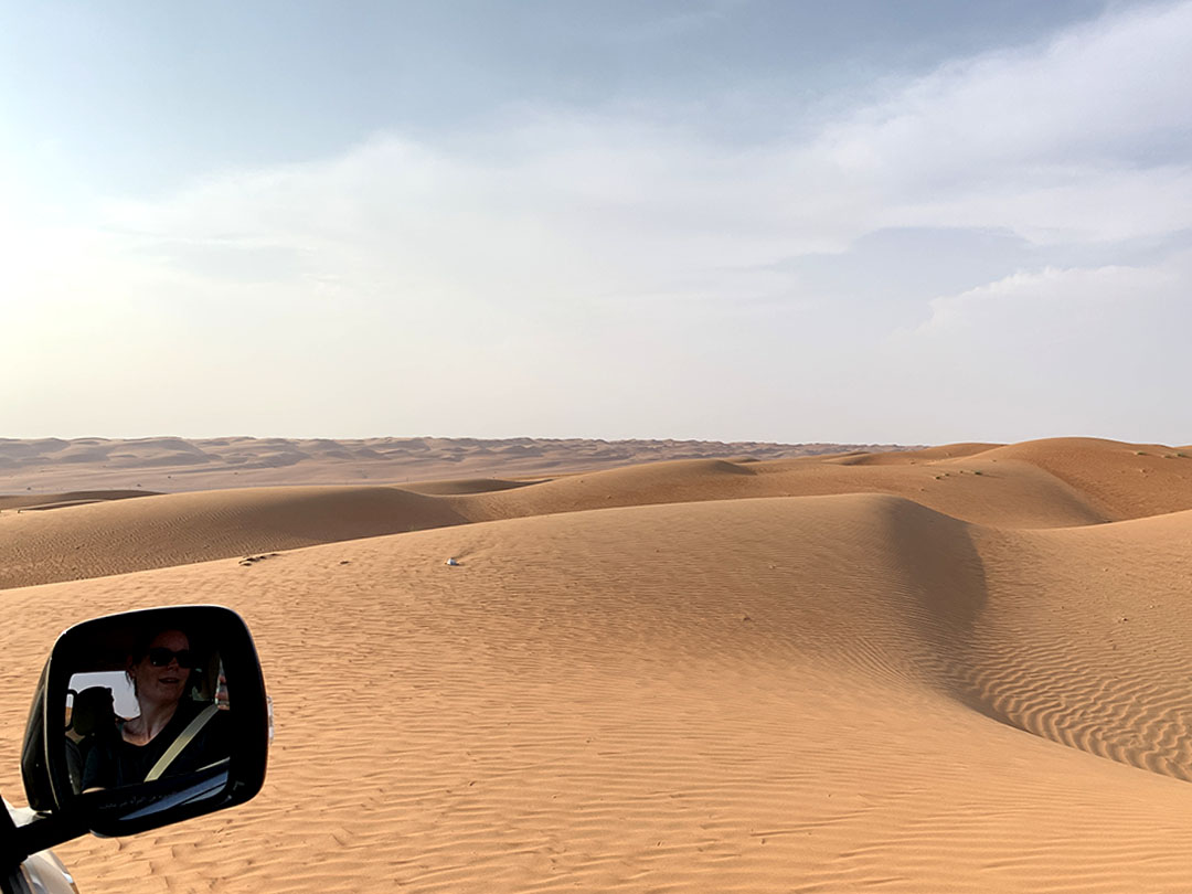 woestijn Oman dune bashen