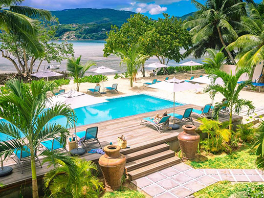 Pineapple beach villas Mahe Seychellen