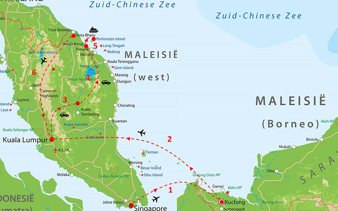 Rondreis Maleisië & Borneo in 3 weken; de ultieme route